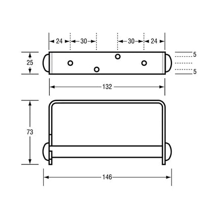 Stainless Steel Toilet Roll Holder - Mekamart Australia