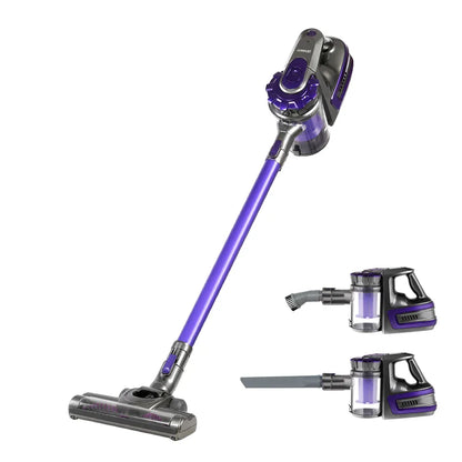 Devanti Stick Vacuum Cleaner Bagless Cordless 150W Purple - Mekamart Australia