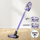 Devanti Stick Vacuum Cleaner Roller Brush Cordless 150W Purple - Mekamart Australia