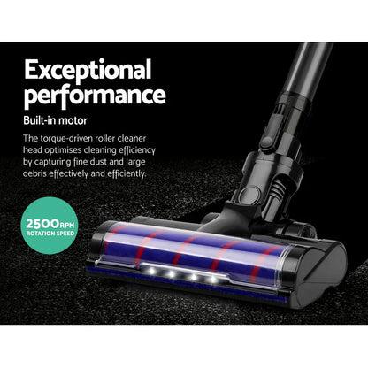 Devanti Stick Vacuum Cleaner Motorised Roller Brush Head - Mekamart Australia