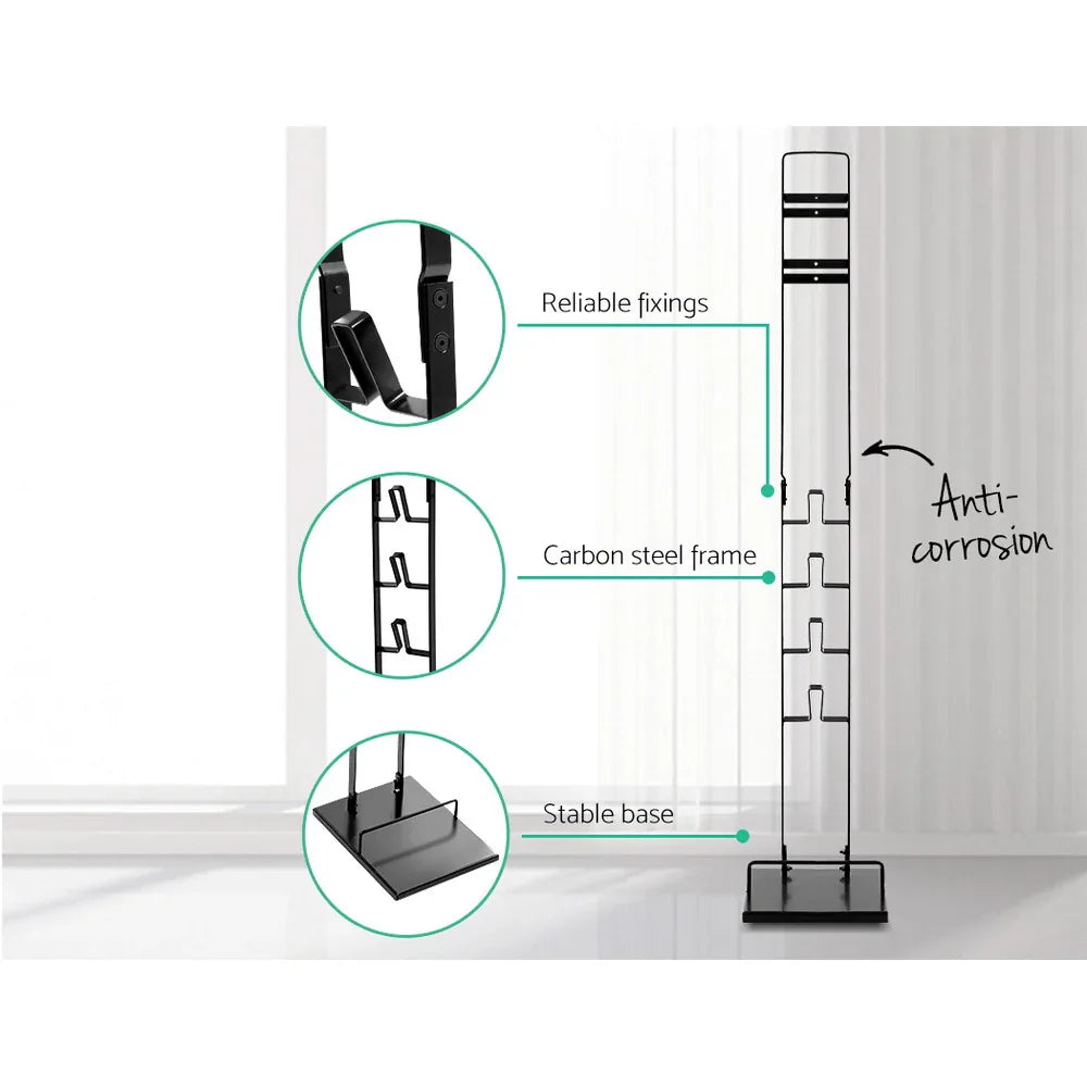 Artiss Freestanding Dyson Vacuum Cleaner Stand for V6 7 8 10 11 Black - Mekamart Australia