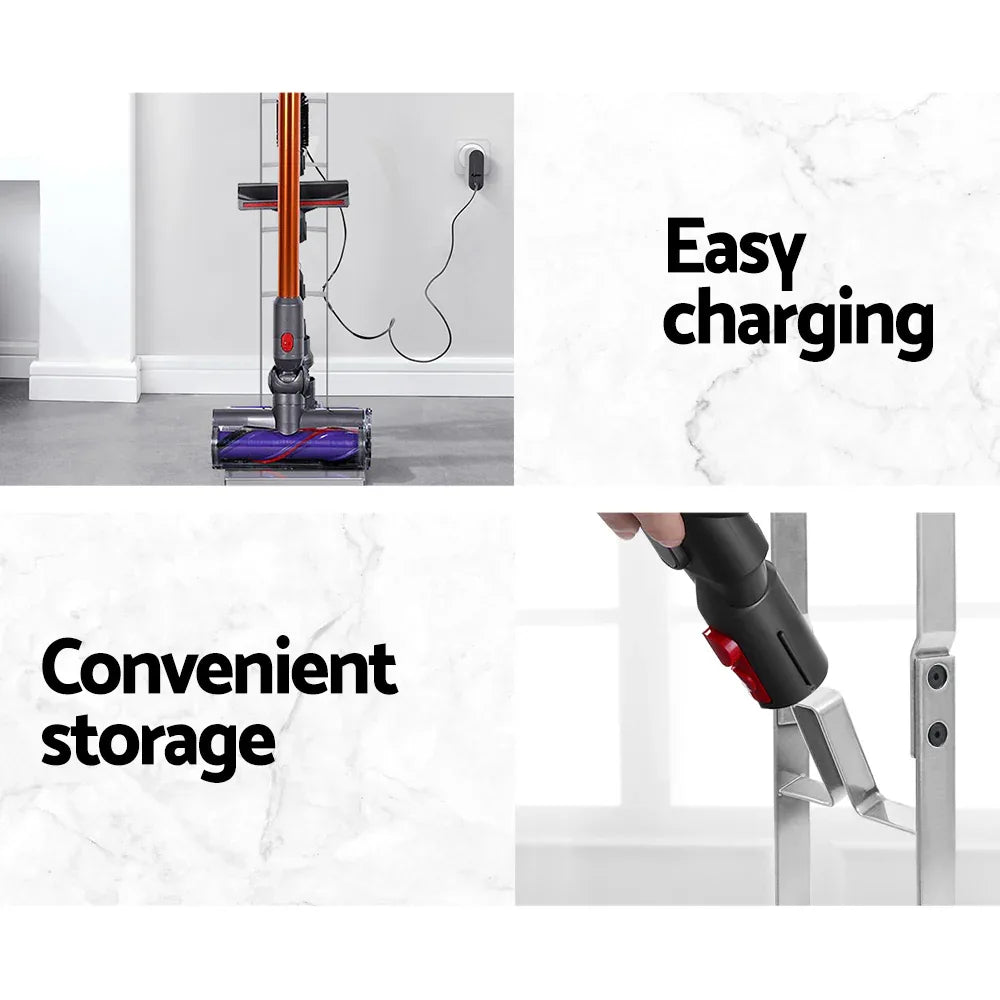 Artiss Freestanding Dyson Vacuum Cleaner Stand for V6 7 8 10 11 Silver - Mekamart Australia