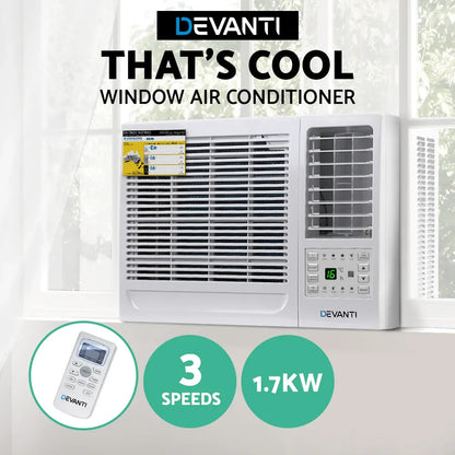 Devanti Window Air Conditioner 1.7kW - Mekamart Australia