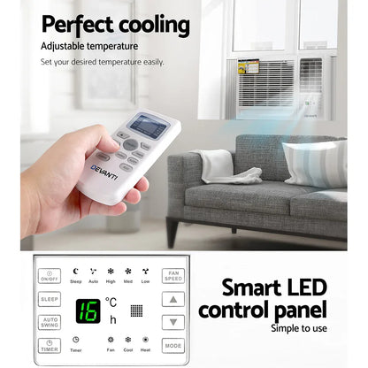 Devanti Window Air Conditioner 2.7kW - Mekamart Australia