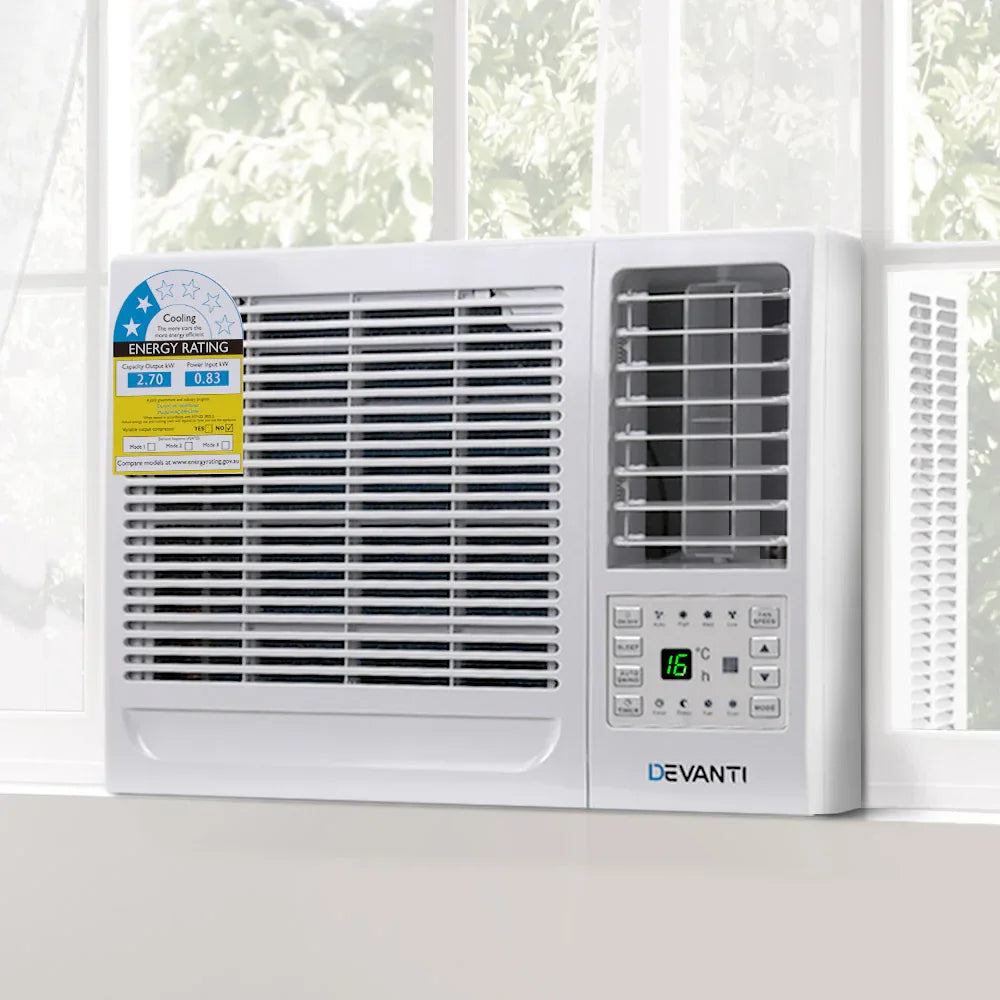 Devanti Window Air Conditioner 2.7kW - Mekamart Australia