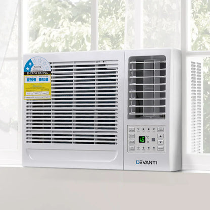 Devanti Window Air Conditioner 2.7kW - Mekamart Australia