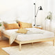 Artiss Bed Frame Queen Size Wooden Base Mattress Platform Timber Pine BRUNO - Mekamart Australia