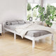 Artiss Bed Frame Single Size Wooden White LEXI - Mekamart Australia