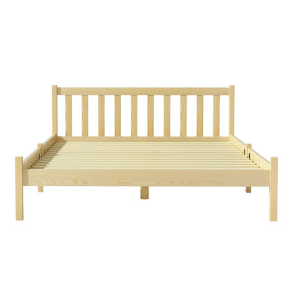 Artiss Bed Frame Double Size Wooden Oak SOFIE - Mekamart Australia