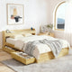 Artiss Bed Frame Queen Size with Charging Ports and 2 Drawers AURA - Mekamart Australia