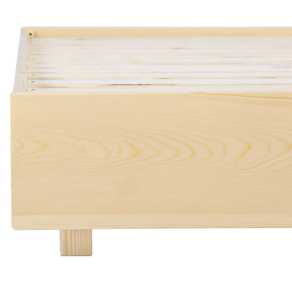 Artiss Bed Frame Queen Size Floating Wooden Mattress Base Platform Timber ODIN - Mekamart Australia