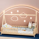 Artiss Bed Frame Wooden Kids House Frames Oak PUAH - Mekamart Australia