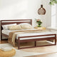 Artiss Bed Frame Queen Size Wooden Walnut WITTON - Mekamart Australia