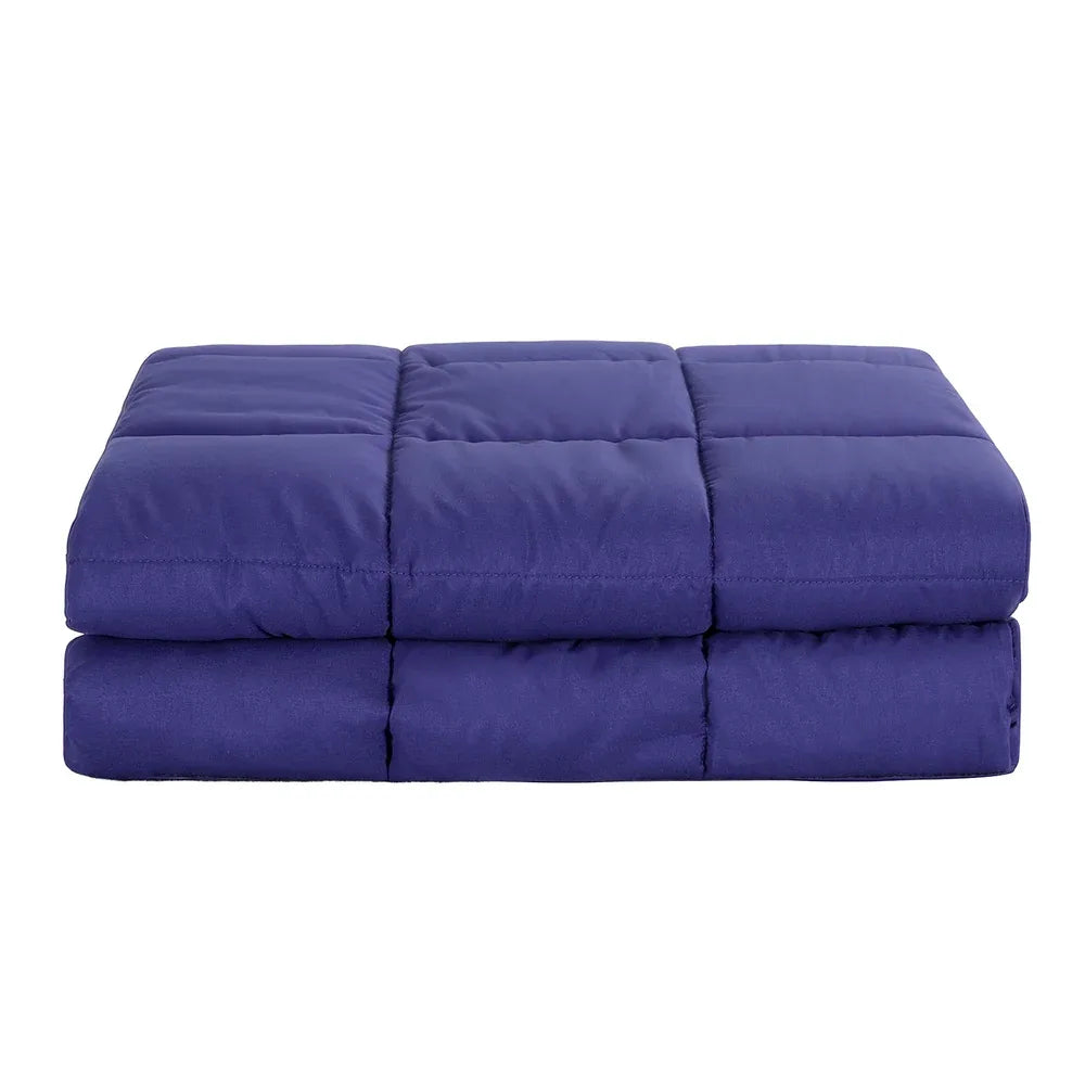 Giselle Bedding Weighted Blanket 11KG Kids Adults Heavy Gravity Relax Calm Blue - Mekamart Australia