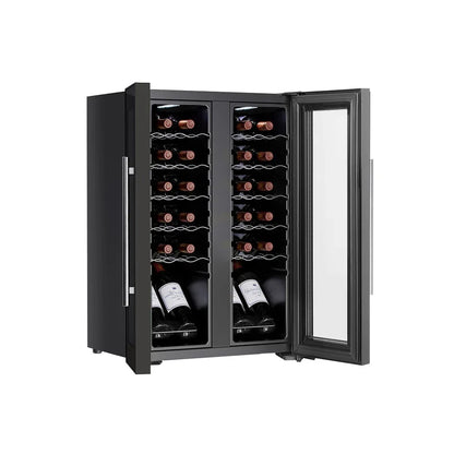 Devanti Wine Fridge Cooler Dual Zone 24 Bottles - Mekamart Australia