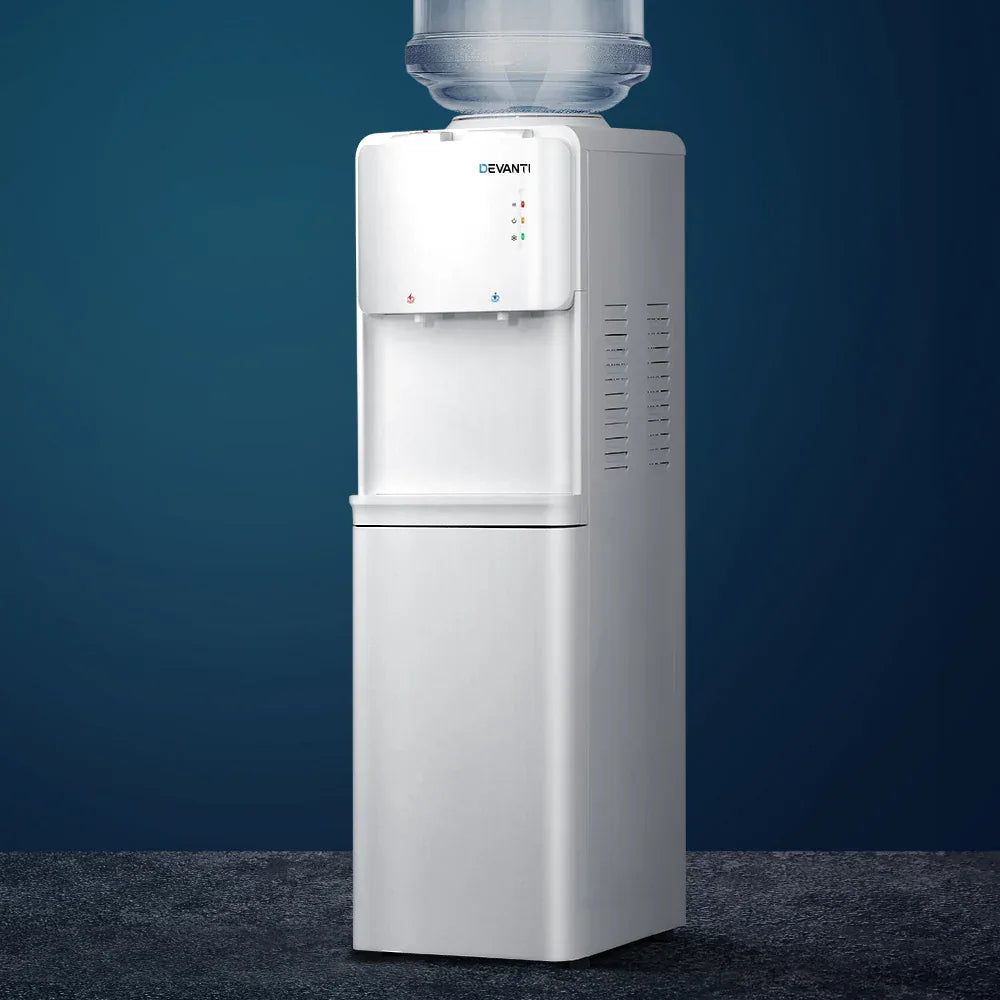 Devanti Water Cooler Dispenser Stand White - Mekamart Australia