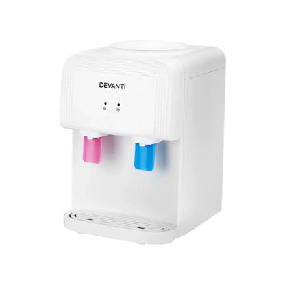 Devanti Water Cooler Dispenser Bench Top White - Mekamart Australia
