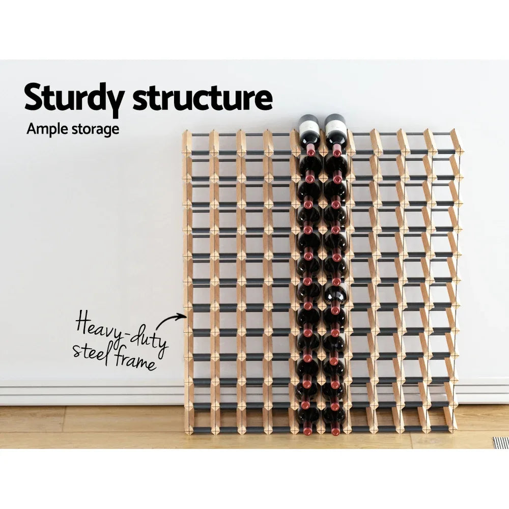 Artiss Wine Rack 120 Bottle - Mekamart Australia