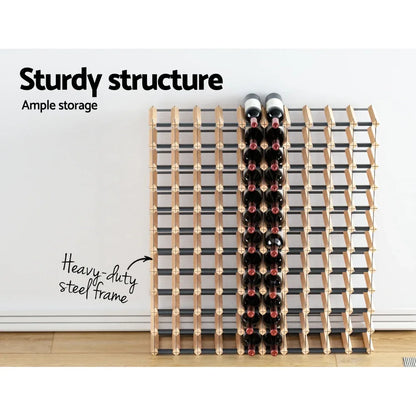 Artiss Wine Rack 120 Bottle - Mekamart Australia