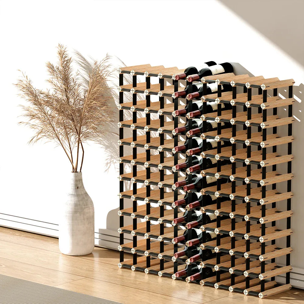 Artiss Wine Rack 120 Bottle - Mekamart Australia