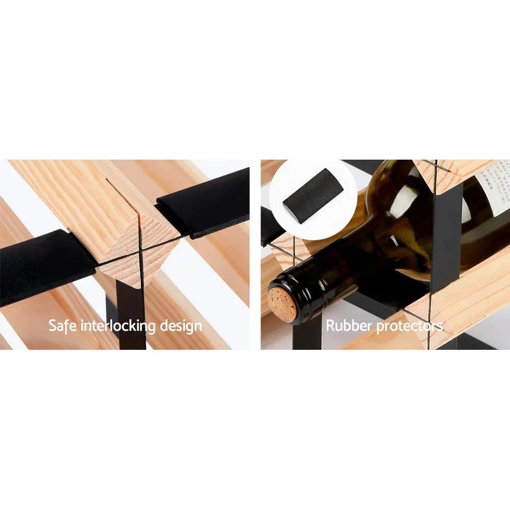 Artiss Wine Rack 12 Bottle - Mekamart Australia