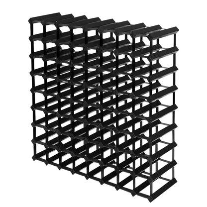 Artiss Wine Rack 72 Bottle Black - Mekamart Australia