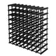 Artiss Wine Rack 72 Bottle Black - Mekamart Australia