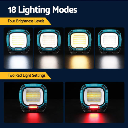 Giantz Work Light Torch Rechargeable USB Cordless Magnetic LED Lamp Charging - Mekamart Australia