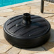 Instahut Outdoor Umbrella Base Weight Round Plastic Pole Holder 35-38mm Beach - Mekamart Australia