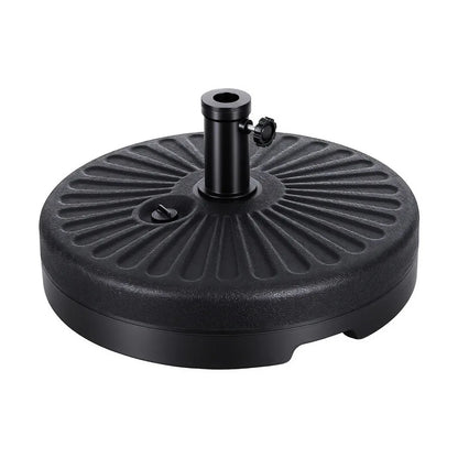 Instahut Outdoor Umbrella Base Weight Round Plastic Pole Holder 30-48mm Beach - Mekamart Australia