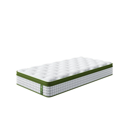 BedStory King Single 30cm Hybrid Mattress Cooling Gel Memory Foam 5 Zone Pocket Spring Bed Temperature Regulating - Mekamart Australia