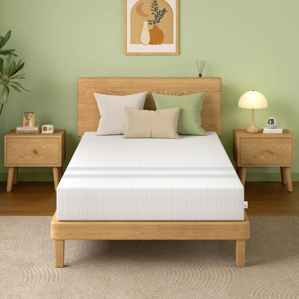 BedStory Single Memory Foam Mattress 25cm Cooling Gel Foam Mattress in a Box Medium Feel - Mekamart Australia