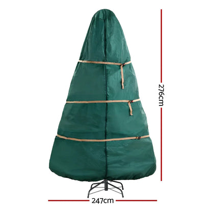 Jingle Jollys Christmas Tree Storage Bag Fits Up to 9ft Tree Xmas Bag Green - Mekamart Australia