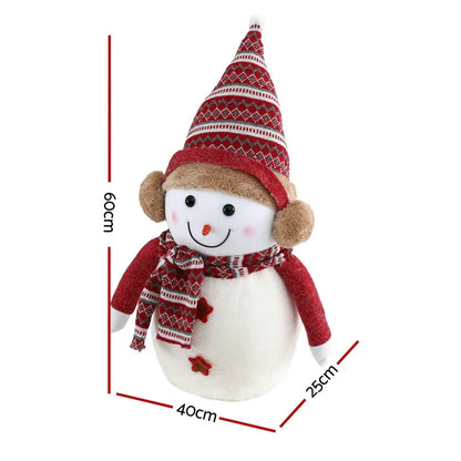Jingle Jollys Christmas Snowman Handicraft Ornaments Party Decorations 60cm - Mekamart Australia