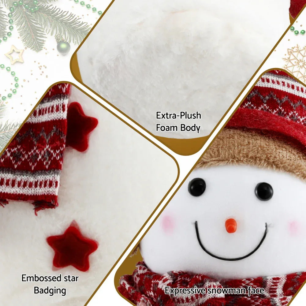 Jingle Jollys Christmas Snowman Handicraft Ornaments Party Decorations 45cm - Mekamart Australia