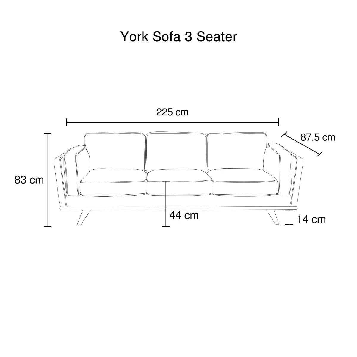 3 Seater Faux Sofa Brown Lounge Set for Living Room Couch with Wooden Frame - Mekamart Australia